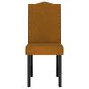 vidaXL J&iacute;deln&iacute; židle 4 ks hněd&eacute; samet