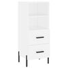 vidaXL Skříň highboard bílá 34,5 x 34 x 180 cm kompozitní dřevo