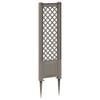 vidaXL Trellice s hrotem &Scaron;ed&aacute; 43 x 6 x 165 cm PP
