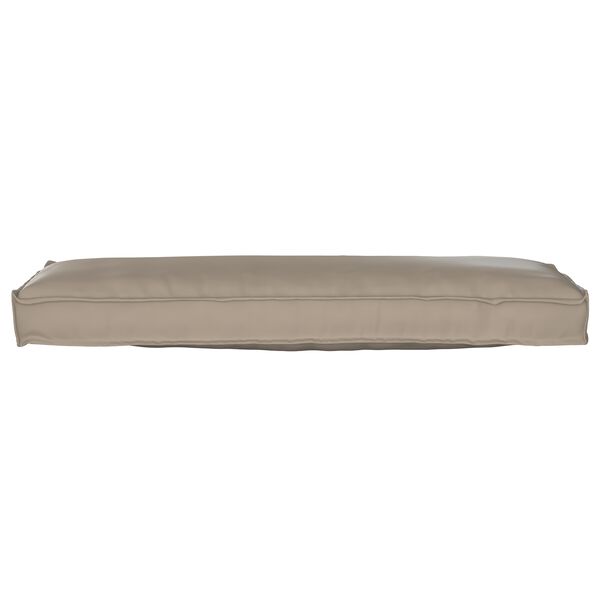 vidaXL Sada polštářů na paletu 2 pcs Taupe 120 x 40 x 8 cm
