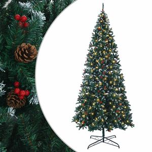 vidaXL Uměl&yacute; Skl&aacute;dac&iacute; V&aacute;nočn&iacute; Strom 500 cm 900 LED Tepl&aacute; b&iacute;l&aacute;