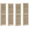 vidaXL Skř&iacute;ňov&eacute; dveře se dveřmi 4 pcs Př&iacute;rodn&iacute; 140,5 x 2,1 x 39,5 cm