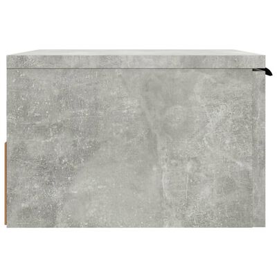 vidaXL Nástěnné noční stolky 2 ks betonově šedé 34 x 30 x 20 cm