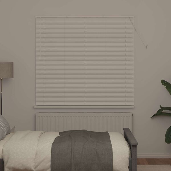 vidaXL Venet &scaron;koln&iacute; žaluzie Nastaviteln&aacute; B&iacute;l&yacute; 150 x 130 cm PVC