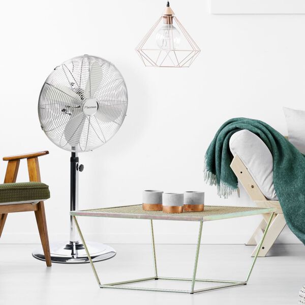 Bestron Stojanov&yacute; ventil&aacute;tor 45 cm 50 W chrom DFS45S