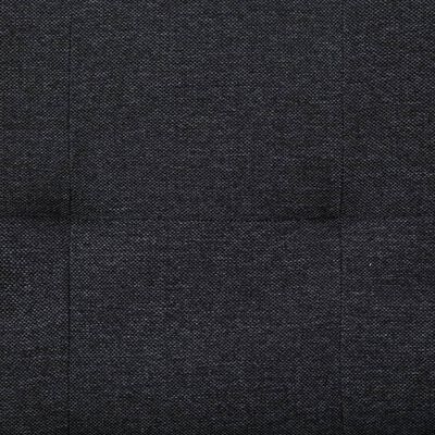 vidaXL Rozkládací pohovka se 2 polštáři tmavě šedá polyester