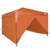 vidaXL Plachtov&yacute; Stan 290 x 290 x 251 cm Oranžov&aacute; Textil
