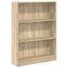 vidaXL Knihovna dub sonoma 80 x 24 x 109 cm kompozitn&iacute; dřevo