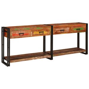 vidaXL Konzolov&eacute; stolky 2 ks V&iacute;cebarevn&yacute; 200 x 33 x 75 cm