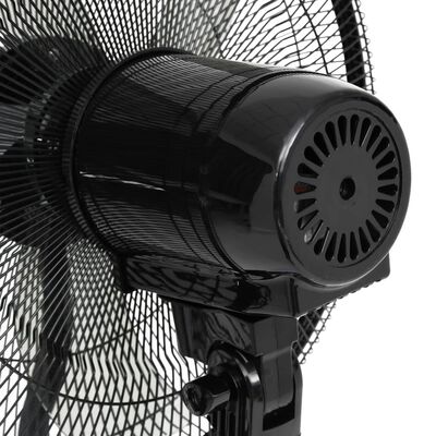 vidaXL Stojanový mlhový ventilátor s dálkovým ovládáním černý