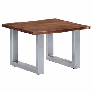 vidaXL Konferenčn&iacute; stolek s živou hranou 60x60x40 cm masivn&iacute; ak&aacute;cie