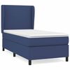 vidaXL Box spring postel s matrac&iacute; modr&aacute; 80x200 cm textil