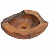 vidaXL Umyvadlo masivn&iacute; teak 45 cm
