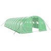 vidaXL Sklen&iacute;k s ocelov&yacute;m r&aacute;mem zelen&yacute; 40 m&sup2; 10 x 4 x 2 m