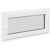 vidaXL Okeno do suter&eacute;nu RISOR 100 x 50 cm PVC a sklo B&iacute;l&aacute;