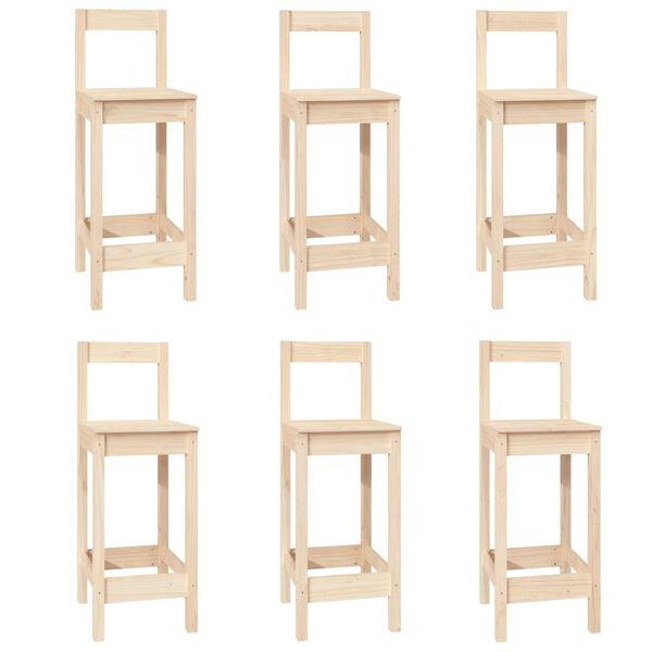 vidaXL 7d&iacute;ln&yacute; barov&yacute; set masivn&iacute; borov&eacute; dřevo