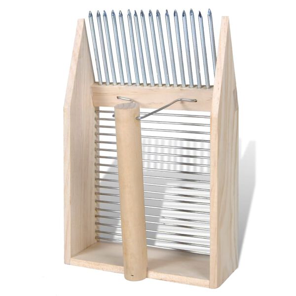 Dřevěn&yacute; čes&aacute;ček / hřeben na borůvky, ryb&iacute;z, maliny a podobn&eacute; ovoce