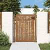 vidaXL Zahradn&iacute; branka 100 x 125 cm corten ocel bambusov&yacute; design