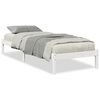 vidaXL Prodloužen&yacute; r&aacute;m postele bez matrace b&iacute;l&yacute; 100 x 210 cm borovice