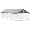 vidaXL Venkovn&iacute; ps&iacute; kotec se střechou 600 x 200 x 150 cm