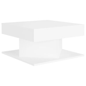 vidaXL Konferenčn&iacute; stolek b&iacute;l&yacute; 57 x 57 x 30 cm kompozitn&iacute; dřevo