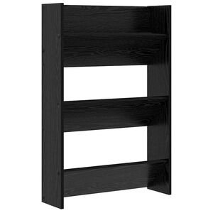 vidaXL Skř&iacute;ň na obuv 60 x 18 x 90 cm Kompozitn&iacute; dřevo Čern&yacute; dub