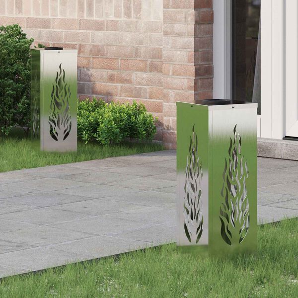 vidaXL Sol&aacute;rn&iacute; LED Cestovn&iacute; Světlo 2 pcs Nerezov&aacute; ocel Nerezov&aacute; ocel