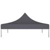 vidaXL Střecha k party stanu 2 x 2 m antracitová 270 g/m²