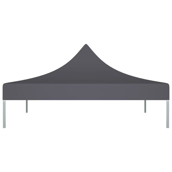 vidaXL Střecha k party stanu 2 x 2 m antracitová 270 g/m²