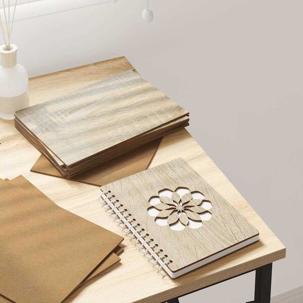 vidaXL Dekoračn&iacute; panely 50 pcs Sonoma dub 15 x 21 x 0.27 cm