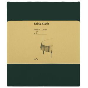 vidaXL Ubrousek na stůl 5 ks Tmavě zelen&aacute; 160 x 220 cm Polyester