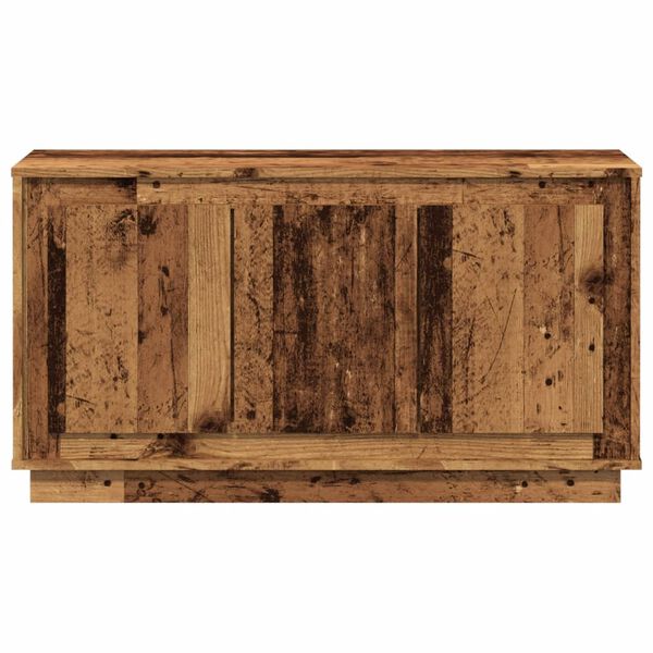 vidaXL Př&iacute;born&iacute;k old wood 102 x 35 x 55 cm kompozitn&iacute; dřevo