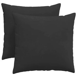 vidaXL Pohovkov&eacute; pol&scaron;t&aacute;ře 2 pcs Čern&aacute; 45 x 45 cm textil