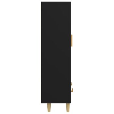 vidaXL Highboard černý 70 x 31 x 115 cm kompozitní dřevo