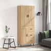 vidaXL Skř&iacute;ň highboard dub sonoma 69,5 x 34 x 180 cm kompozitn&iacute; dřevo