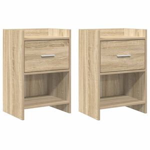 vidaXL Nočn&iacute; stolky 2 ks Dub sonoma 40 x 30 x 60 cm Kompozitn&iacute; dřevo