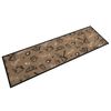 vidaXL Kuchyňsk&yacute; koberec omyvateln&yacute; R&aacute;no hněd&yacute; 45 x 150 cm samet