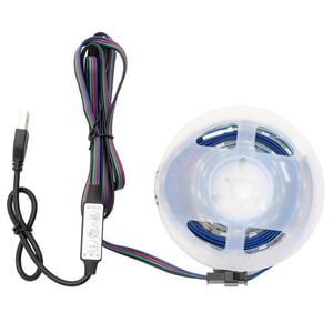 vidaXL LED p&aacute;s s LED p&aacute;sky Čern&aacute; 180 cm SMD5050