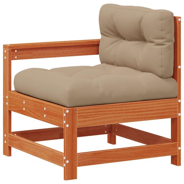 vidaXL Zahradn&iacute; lounge set 10 pcs Voskově Hněd&aacute; Masivn&iacute; borovice