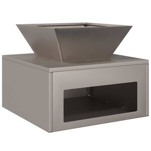 vidaXL Ohni&scaron;tě Rezav&aacute; 50 x 50 x 40 cm Povětrnostně odoln&aacute; ocel