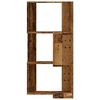 vidaXL Rohov&aacute; 3patrov&aacute; knihovna old wood 50x50x102 cm kompozitn&iacute; dřevo