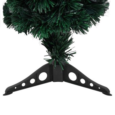 vidaXL Umělý úzký vánoční stromek se stojanem 64 cm optické vlákno