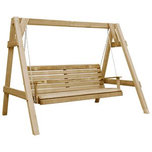 vidaXL Zahradn&iacute; houpačka impregnovan&eacute; borov&eacute; dřevo 205 x 150 x 157 cm
