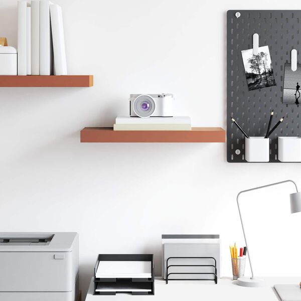 vidaXL Nástěnná polička Červená 50 x 23 x 4 cm kompozitní dřevo