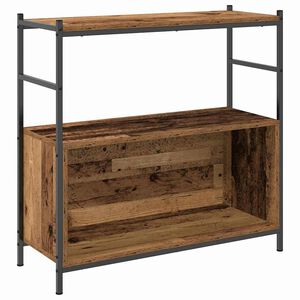 vidaXL Knihovna 80 x 30 x 78,5 cm Kompozitn&iacute; dřevo Kouřov&yacute; dub