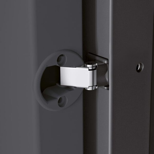 Keter Nízká úložná skříň Garage XL černo-stříbrná 99 cm