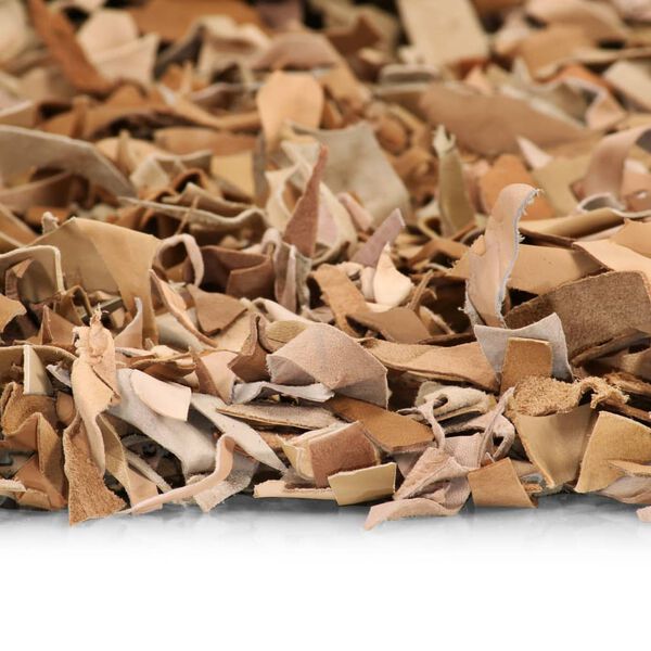 vidaXL Koberec shaggy z prav&eacute; kůže 160 x 230 cm sněd&yacute;