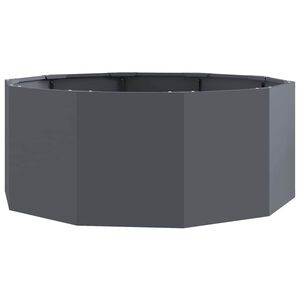 vidaXL Truhl&iacute;k Antracit 90 x 90 x 35 cm Ocel