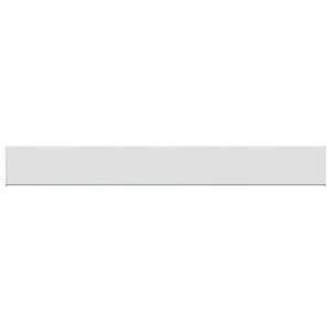 vidaXL Parapet okna B&iacute;l&aacute; 60 x 15 x 4,5 cm PVC