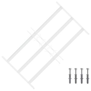 vidaXL Bezpečnostn&iacute; mř&iacute;ž na okna se 3 př&iacute;čkami 3 ks 43-74 cm